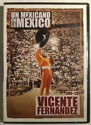 Vicente Fernandez - Un Mexicano En La Mexico - Mexican Cd Album + Dvd Ranchera • $19.99