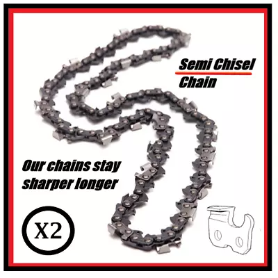 Chainsaw Chain Suit Redmax GZ381 2-Stroke 16  Bar (2 X Chains) • $49.95