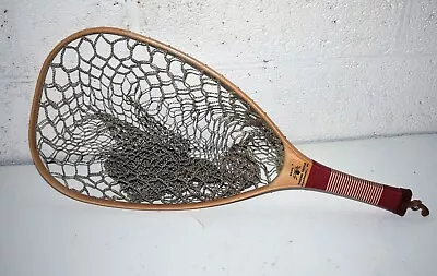 Rare - Vintage Charles F. Orvis Fly Fishing Landing Net - Wood Manchester Vt • $275