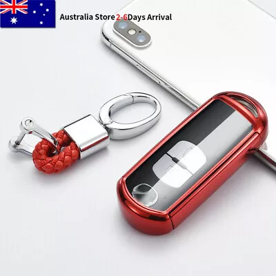 $26.99 • Buy TPU Remote Key Fob Cover Shell 2 3 4 Buttons For Mazda CX-5 CX-7 CX-8 CX-9 Red