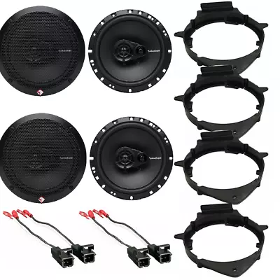 Rockford Fosgate 6-1/2  Inch CAR Truck Front & Rear Door Speaker W/Install Kits  • $139.98