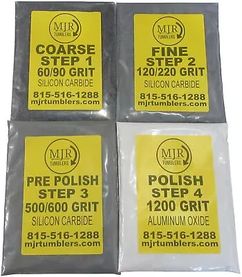 $16.58 • Buy 10lb Rock Tumbler Refill Media Grit Kit Stone Polishing Silicon Carbide Al Oxide