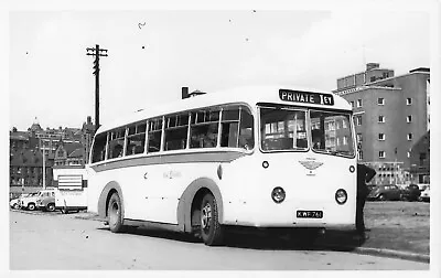 Vintage Bus Photograph Single Decker Bus - Route  East Yorkshire  (BU5) • £3.99