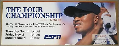 2001 PGA Tour Championship Ad Advertisement Clipping Tiger Woods Mike Weir ESPN • $5.99