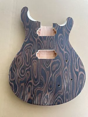 DIY Guitar Body Mahogany Maple Flame Veneer For PRS HH Pickup Style Set In Heel • $95