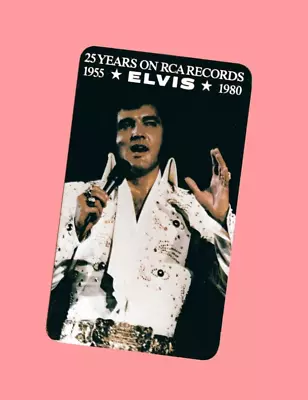 Elvis Presley Vintage 1980 RCA Promo Calendar Card • $2.25
