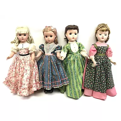 Set Of 4 Vintage 1950s Madame Alexander Little Women 14  Dolls Amy Beth Jo & Meg • $695
