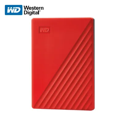 WD 1TB 2TB 4TB 5TB My Passport Portable External Hard Drive USB 3.2 Gen 1 RED • $80.43