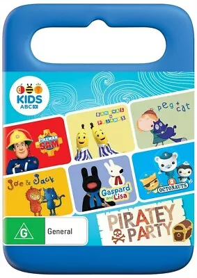 ABC Kids Piratey Party DVD Bananas In Pyjamas Fireman Sam  Octonauts Pirate • $7.95