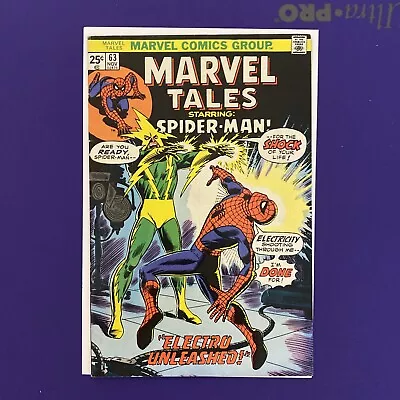 Marvel Tales #63 Marvel Comics 1975 Mid Grade Spider-man And Electro • $1.26