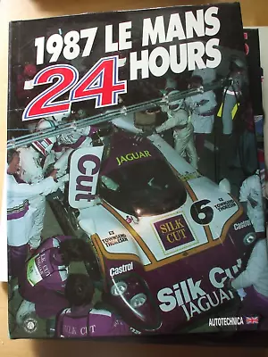 1987 Le Mans 24 Hours Official Yearbook In English Porsche Vgc • £28