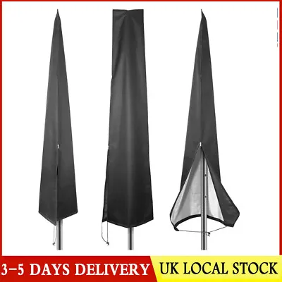 £7.65 • Buy Heavy Duty Garden Parasol Cover Patio Umbrella Waterproof Cover UV Protected UK