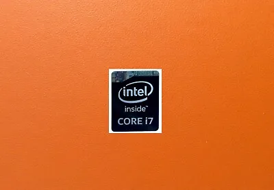 1x CORE I7 Inside Black Sticker Logo Decal Haswell Case Badge 15.5 X 21mm • $2.70