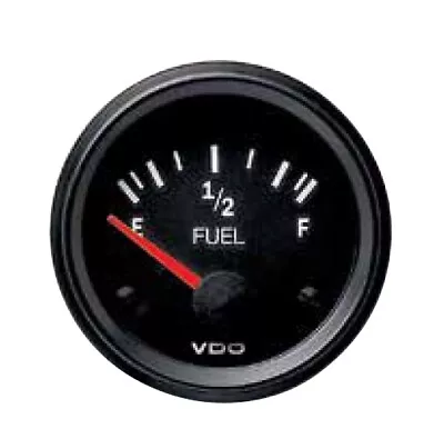 VDO Cockpit International Fuel Gauge - Tubular 24 Volt 52mm 301040002 • $53