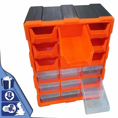 £177.99 • Buy Storage Box Organiser Case Tool Box Cabinet DIY Bits Screws Tidy Double Drawers