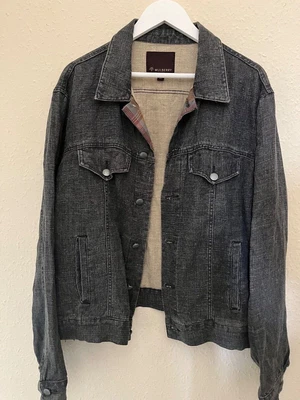 £16.10 • Buy Vintage Mulberry Grey Linen Jacket Size 42 Good Condition Designer Brand 