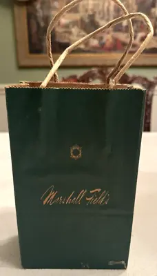 Vintage Marshall Field's Unique Shopping Bag With Hard Cardboard Insert • $66.99