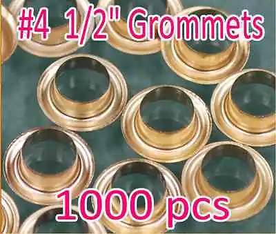 1000 #4 1/2  Grommet And Washer Eyelet Grommets Machine Sign Punch Tool Banner • $20.95