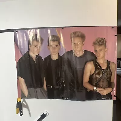 Depeche Mode 1985 Poster Vintage Anabas Printed In England UK 24” X 35” New Wave • $30.41