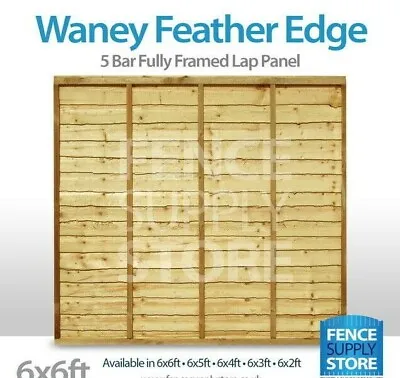 £24.99 • Buy ⭐️ SuperLap Fully Framed Fence Panels - 6ft/5ft/4ft/3ft/2ft Please Read ⭐️