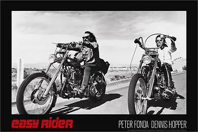 $11.50 • Buy EASY RIDER - MOVIE POSTER - 24x36 FONDA HOPPER MOTORCYCLES 6922
