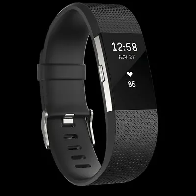 $5 • Buy Fitbit CHARGE2 Band Replacement Strap Wristband Bracelet Fitness Black SMALL