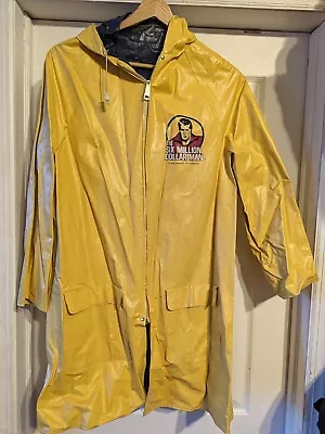 Ultra Rare Six Million Dollar Man Raincoat Rain Jacket • $200