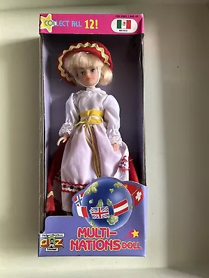 Vintage 1980s Multi-Nations Doll Mexico - Mary Quant Daisy Doll Size - BNIB • £10