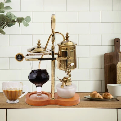 $101 • Buy Belgian Siphon Coffee Maker Tea Siphon Pot Vacuum Maker Hand Coffee Glass Type
