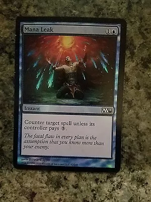 1 FOIL Mana Leak - M11 Mtg Magic Blue Common 1x X1 • $3.99