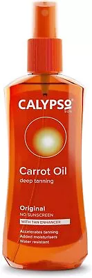 Calypso Original Carrot Oil | No SPF | Accelerates Tanning | No Self Tan | 200m • £8.60