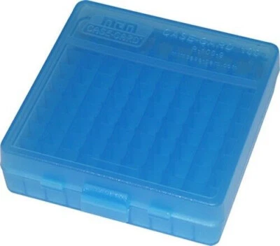 MTM Ammo Box Small Pistol 100 Round Blue Fits 9mm P-100-9-24 • $26