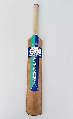 Vintage Gunn & Moore Hustler Cricket Bat - Signed Chris Cairns - Size 5 - Aus • $55