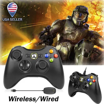 $12.89 • Buy Microsoft Xbox Wireless Controller For Xbox 360 & X360 Slim & Windows 10/11 PC