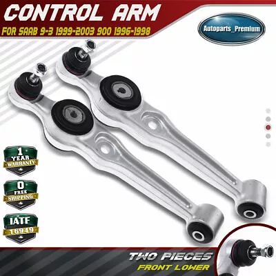 2x Front Lower Suspension Control Arm W/ Ball Joint For Saab 9-3 99-03 900 96-98 • $63.99