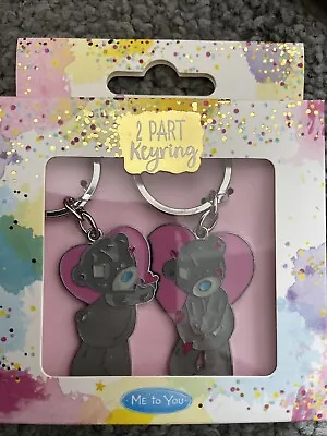 £8.39 • Buy Me To You Tatty Teddy Collectors 2 Part Enamel Keyring - Love❤️Teddy