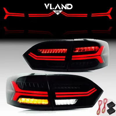 VLAND LED Rear Lights For VW JETTA MK6 2011-2014 & 2012-2015 Sagitar Tail Lights • $219.99