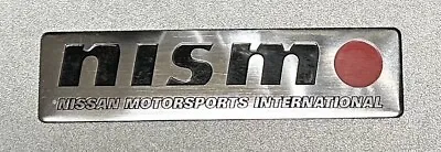 Nismo Mid Logo Metal Emblem Badge Nissan Rare R32 S13 S14 S15 R33 GTR Z33 • $379.99