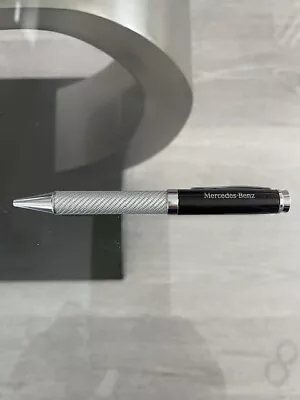 Mercedes Benz Pen Ball Point Black Silver Mesh Design • $49