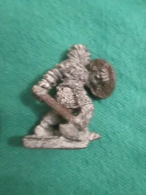 Fighter With Axe - C10 Half Orc - 1983 Metal - Citadel Warhammer - L1 • £4.99