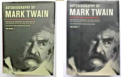 Lot Of 2; Autobiography Of Mark Twain Volume 1 W/ UNREAD First Edition 2010 • $75