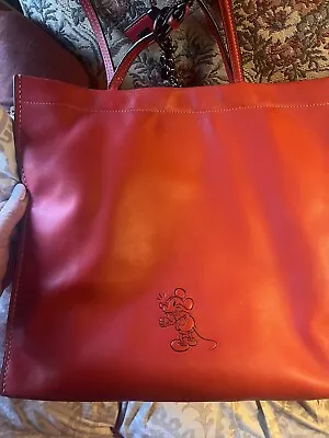 Rare! Coach X Mickey Addition Slim Tote! • $499