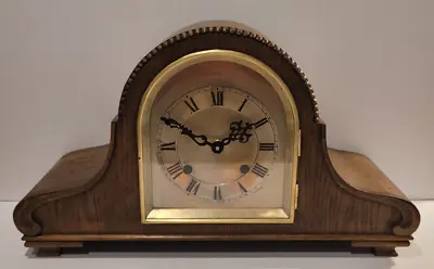 Antique Edwardian C1900’s Ave Maria & Westminster Chiming Mantel Clock (Battery) • £139.95