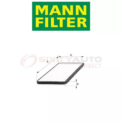 MANN FILTER Cabin Air Filter For 1998-2000 Volvo S70 2.3L 2.4L L5 - Mi • $33.80