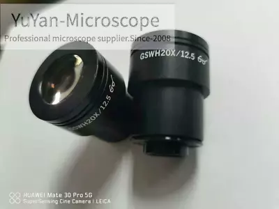 1 Pair Used Good Olympus Microscope Eyepieces GSWH20X/12.5 • $125