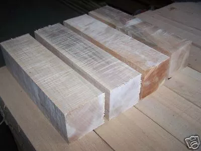 Two (2) Large Maple Turning Lumber Lathe Wood Blanks Blocks 4 X 4 X 11  • $40.95