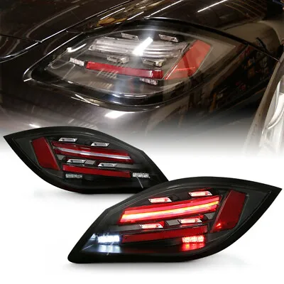 For Porsche 09-12 987 Boxster Cayman [718 Style] Sequential LED Black Tail Light • $466.99