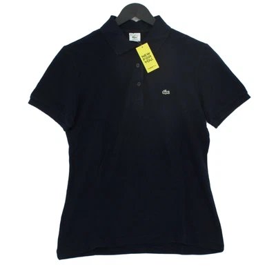 £12.30 • Buy Lacoste Women's Polo UK 12 Blue Other With Viscose Short Sleeve Collared Basic