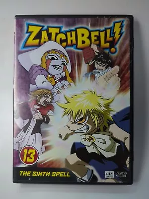 Zatch Bell - Vol. 13: The Sixth Spell (DVD 2007 Edited Dubbed) - VG • $5.98