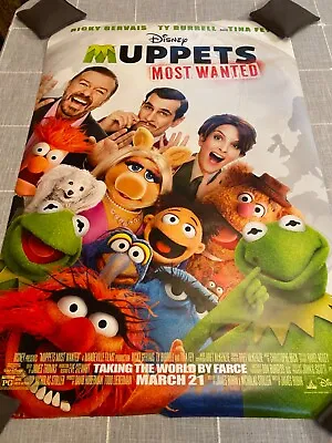 Muppets Most Wanted 40” By 27” 2013 Double Sided Movie Poster #39 • $9.99